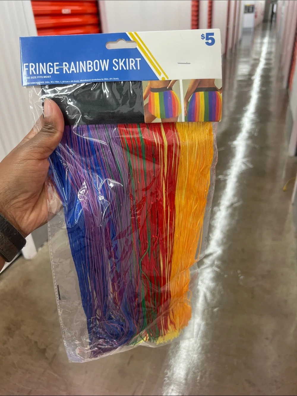 Disney Pride Collection Rainbow Fringe Skirt - Multicolor